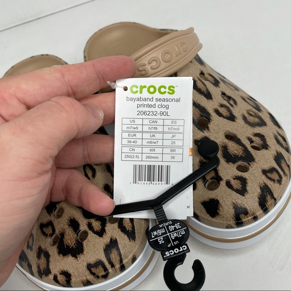 bayaband leopard crocs